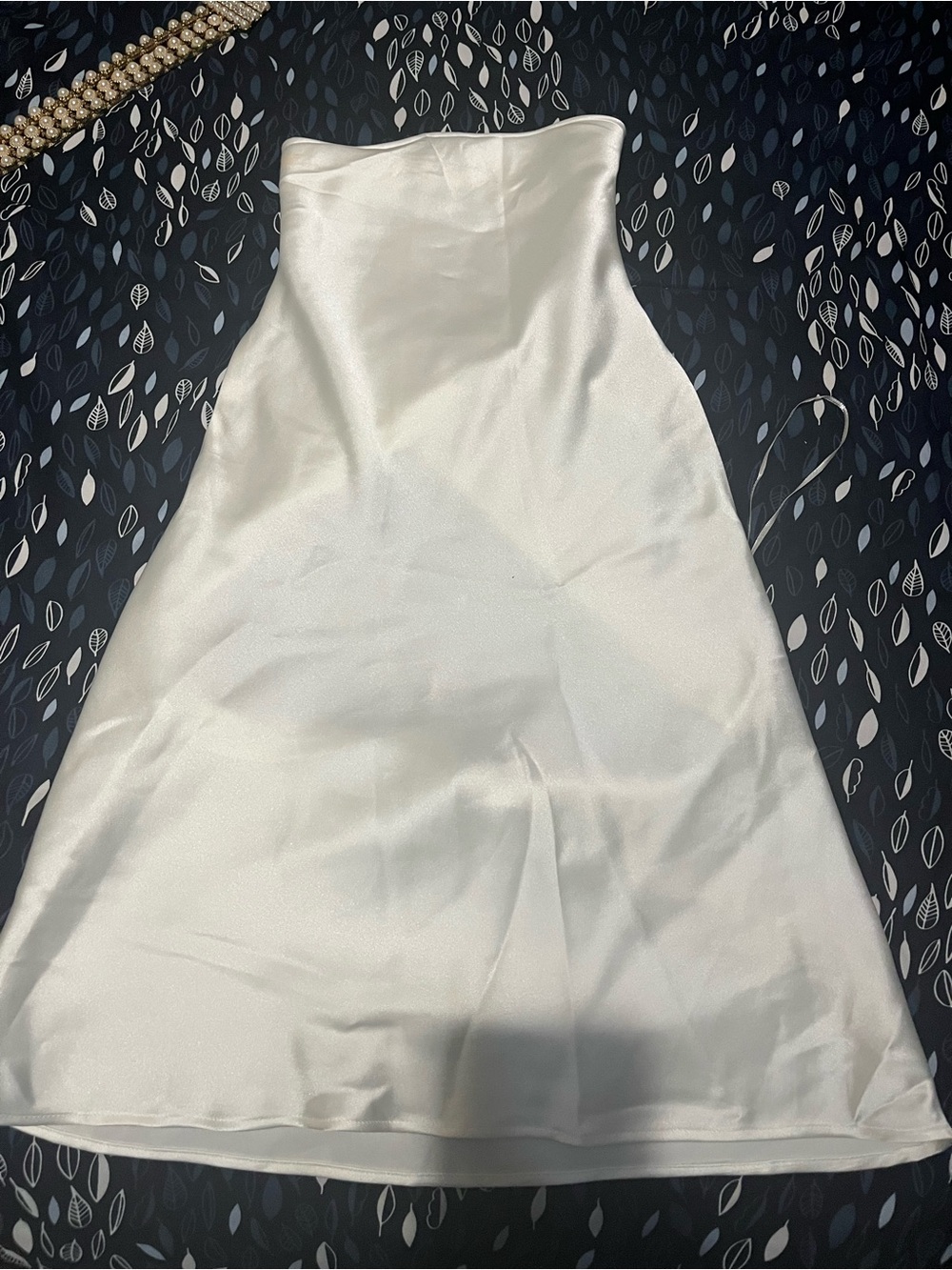 Never used Zara Cream Satin halter top